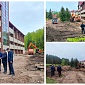 В санатории «Красноусольск» полным ходом идёт подготовка к летнему сезону. Работы завершатся в ближайшее время.